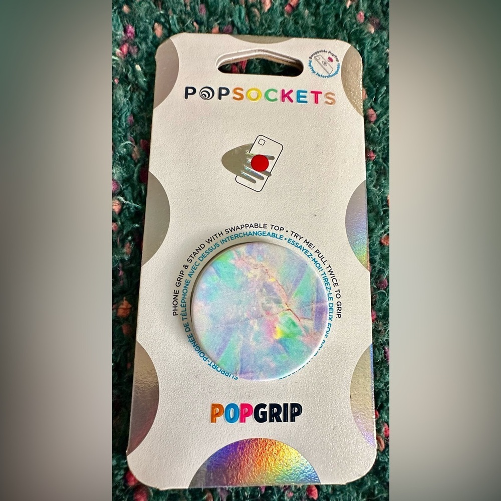 🎸Popsocket🎸🔥NWT🔥Popsockets Single Grip Popgrip— Opal